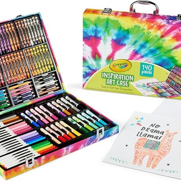Crayola Inspiration Art Case Coloring Set - Tie-Dye (140ct) Art Set For Kids - Picture 5 of 6